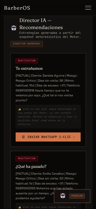 Tarjeta de fidelidad digital del cliente con cortes acumulados